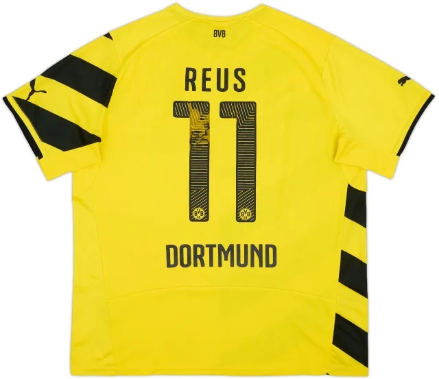 Puma Borussia Dortmund Mens SS Home Shirt 2014/15