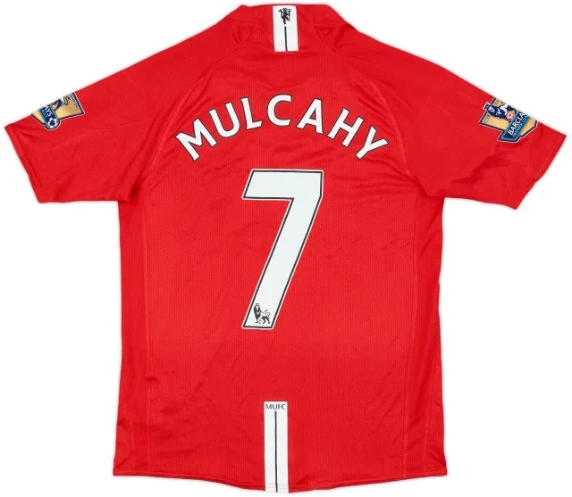 Nike Manchester United Boys SS Home Shirt 2007/09