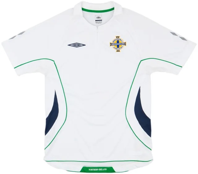 Umbro Northern Ireland Mens SS Home Shirt 2004