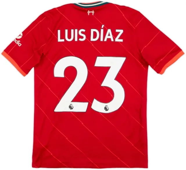 Nike Liverpool Boys SS Home Shirt 2021/22