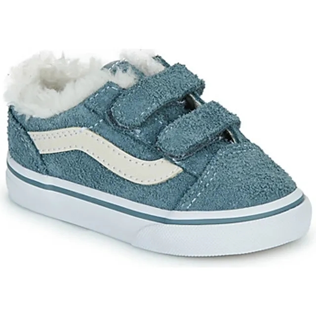 Vans  Old Skool V  boys's Children's Shoes (Trainers) in Blue