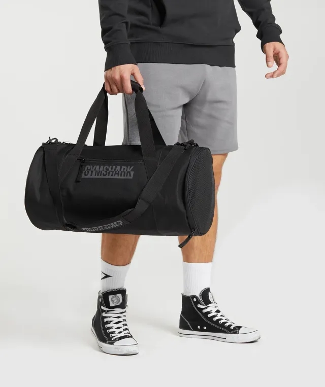  Bold Barrel Bag - Black