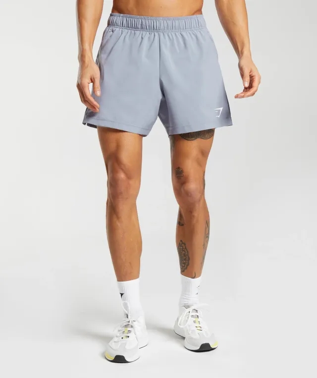  Sport 5" Shorts - Drift Grey/Evening Blue
