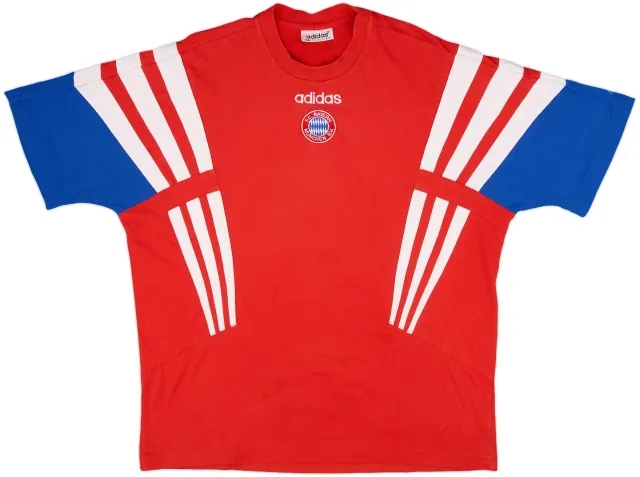 adidas Bayern Munich Mens SS Home Shirt 1995/96