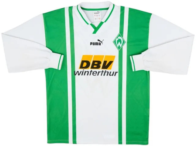 Puma Werder Bremen Mens LS Home Shirt 1996/97