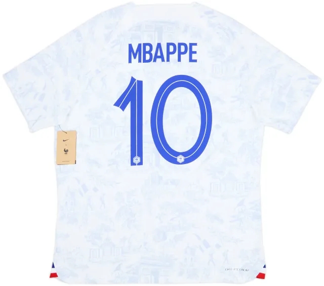 Nike France Mens SS Player Issue Away Shirt 2022