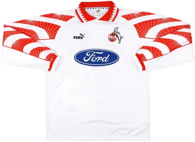Puma FC Koln Mens LS Home Shirt 1996/97