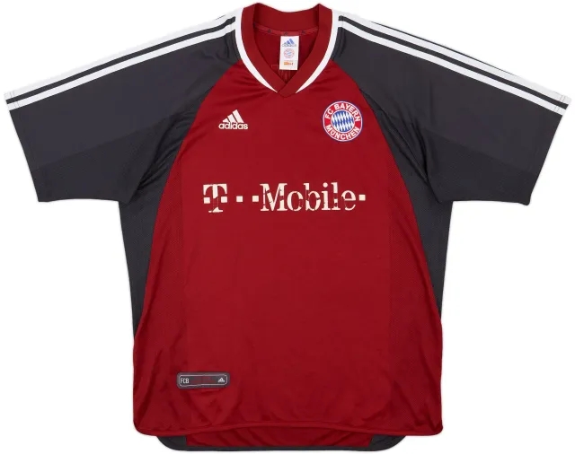adidas Bayern Munich Mens SS Home Shirt 2002/03