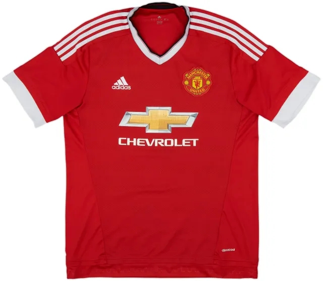 adidas Manchester United Mens SS Home Shirt 2015/16