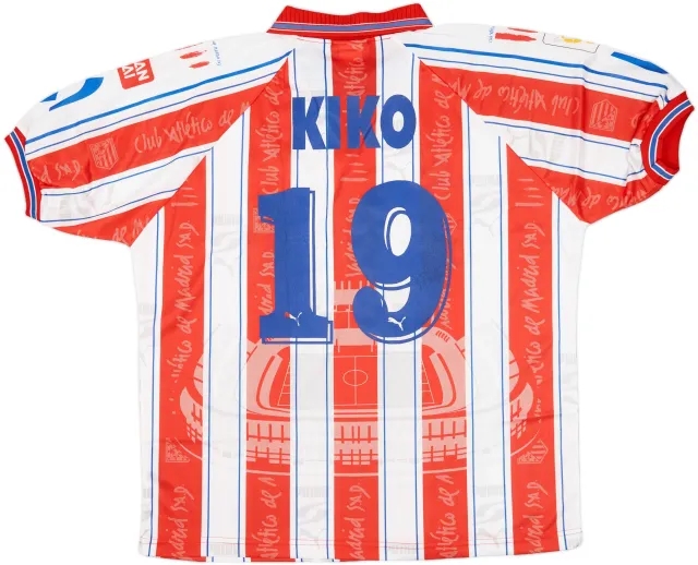 Puma Atlético Madrid Mens SS Home Shirt 1996/97