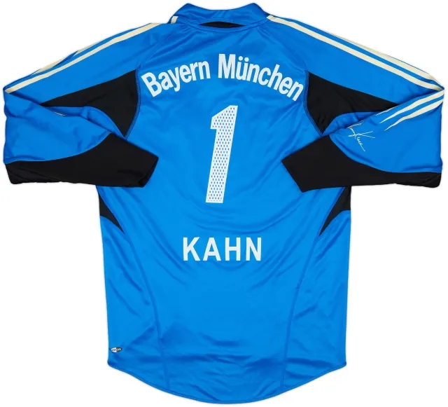 adidas Bayern Munich Mens LS Goalkeeper Home Shirt 2004/05