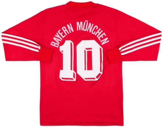 adidas Bayern Munich Mens LS Home Shirt 1989/91