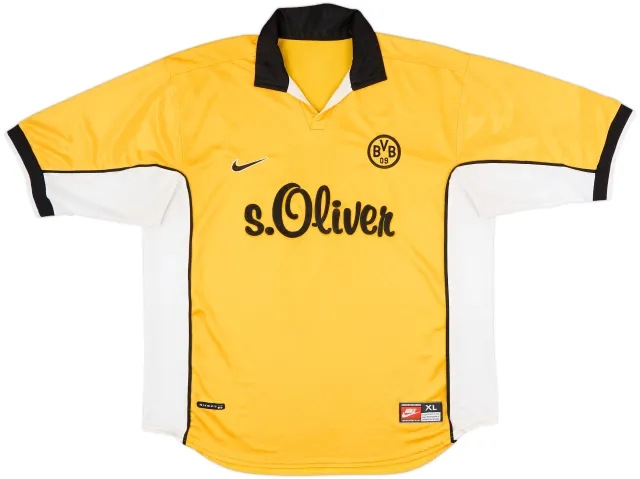 Nike Borussia Dortmund Mens SS Home Shirt 1998/00
