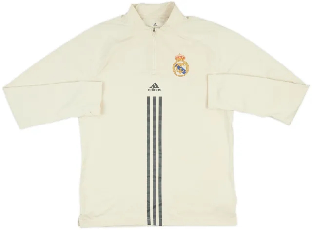 2022-23 Real Madrid adidas 1/4 Zip Drill Top - 5/10 - (L)