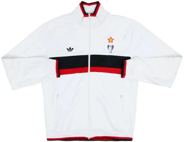 2007-08 AC Milan adidas Originals Retro Track Jacket - 7/10 - (XL)