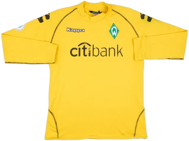 Kappa Werder Bremen Mens LS Goalkeeper Home Shirt 2008/09