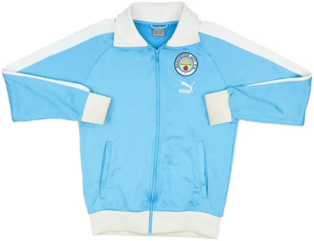 2022-23 Manchester City Puma ftblHeritage T7 Track Jacket - 6/10 - (XS)