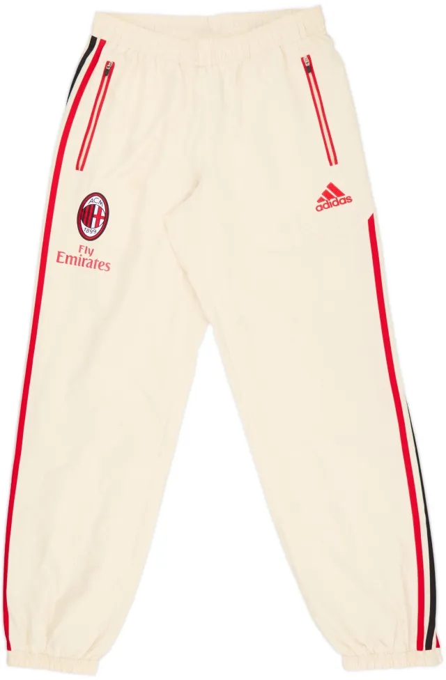 2010-11 AC Milan adidas Track Pants/Bottoms - 10/10 - (M)