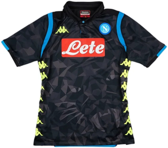 2018-19 Napoli Authentic Away Shirt - 7/10 - (L)