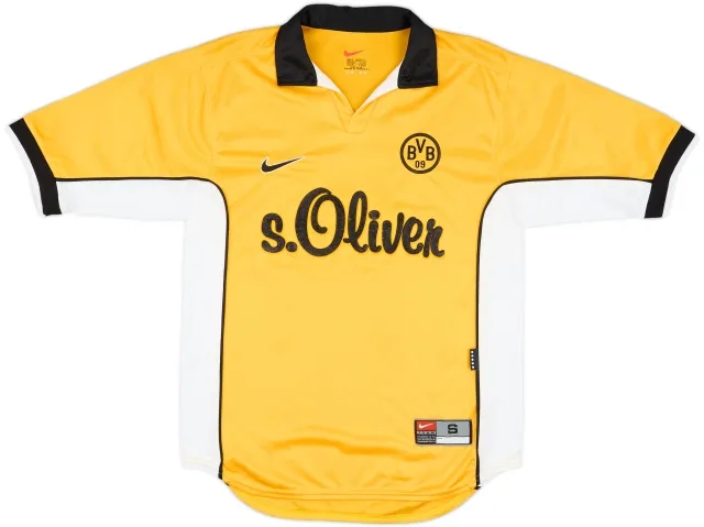 Nike Borussia Dortmund Mens SS Home Shirt 1998/00