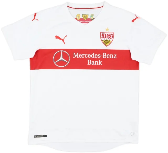 Puma Stuttgart Mens SS Home Shirt 2018/19