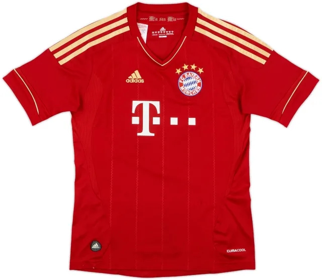 adidas Bayern Munich Boys SS Home Shirt 2011/13