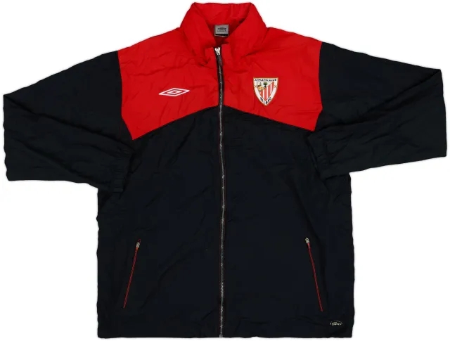 2009-10 Athletic Bilbao Umbro Hooded Track Jacket - 7/10 - (XL)