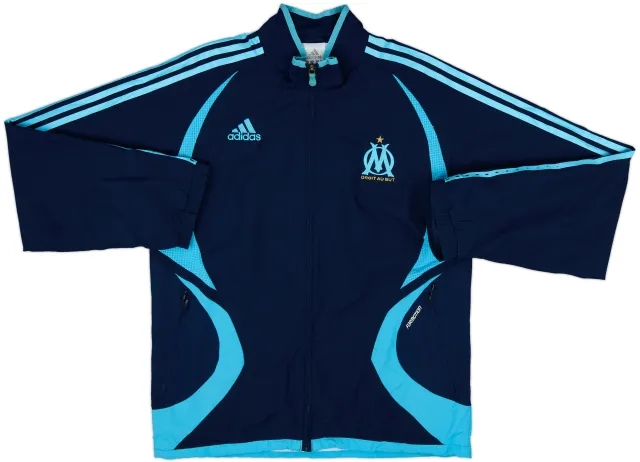 2006-07 Olympique Marseille adidas Track Jacket - 9/10 - (M)