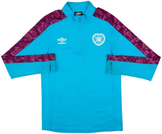 2021-22 Hearts Umbro 1/4 Zip Drill Top - 6/10 - (S)