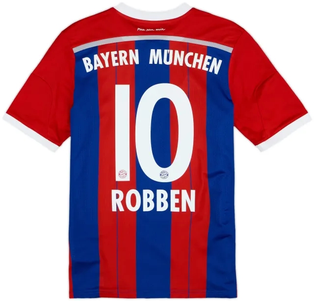 adidas Bayern Munich Boys SS Home Shirt 2014/15