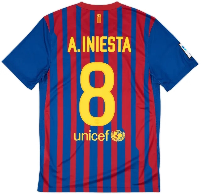 Nike Barcelona Mens SS Home Shirt 2011/12