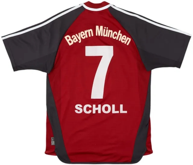 adidas Bayern Munich Mens SS Home Shirt 2001/02