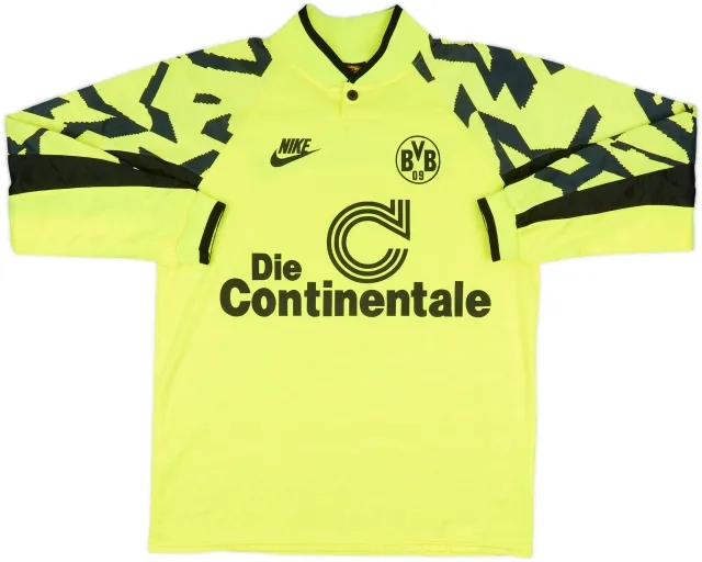 Nike Borussia Dortmund Mens LS Home Shirt 1991/92