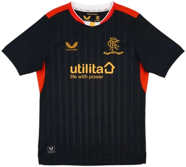 Castore Rangers Boys SS Away Shirt 2021/22