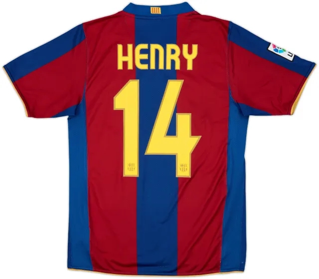 Nike Barcelona Mens SS Home Shirt 2007/08
