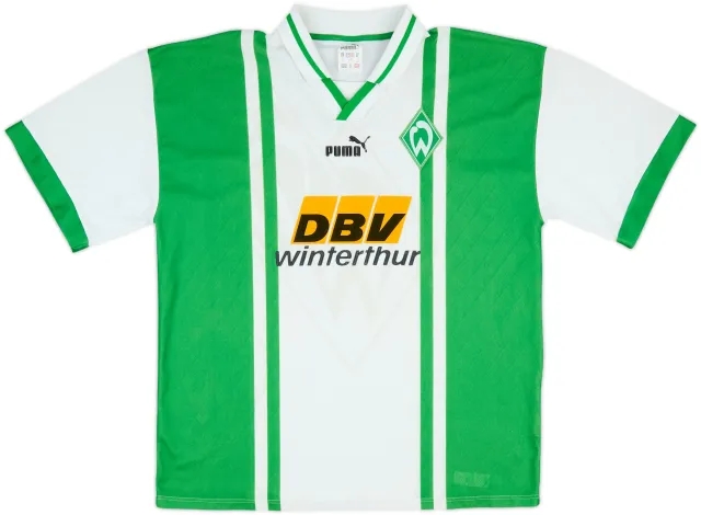 Puma Werder Bremen Mens SS Home Shirt 1996/97