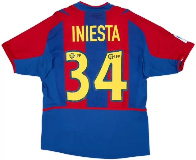 Nike Barcelona Mens SS Home Shirt 2002/03