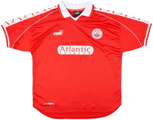 Puma Aberdeen Mens SS Home Shirt 1999/00
