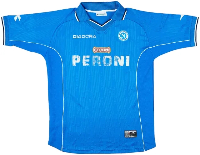 Diadora Napoli Mens SS Home Shirt 2000/01