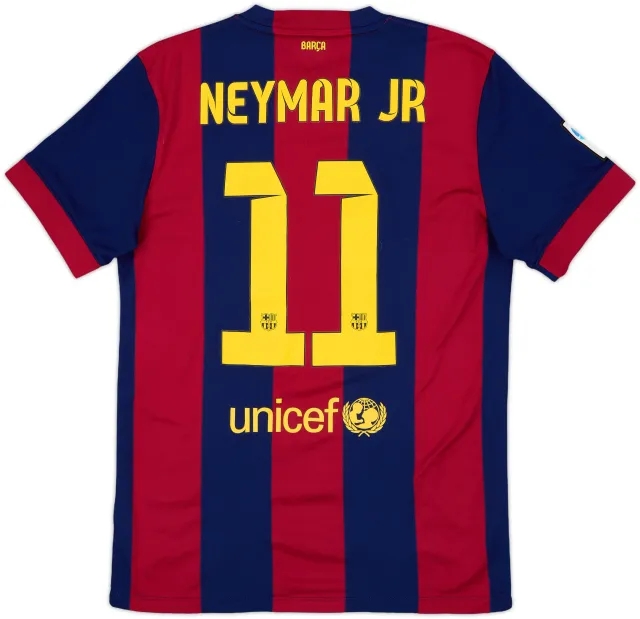 Nike Barcelona Mens SS Home Shirt 2014/15