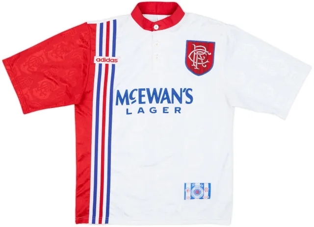 adidas Rangers Mens SS Away Shirt 1996/97