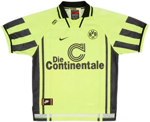 Nike Borussia Dortmund Mens SS Home Shirt 1996/97