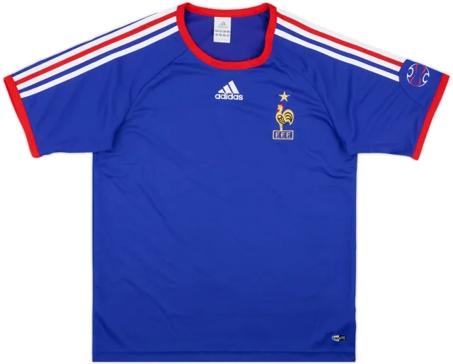 adidas France Mens SS Home Shirt 2006