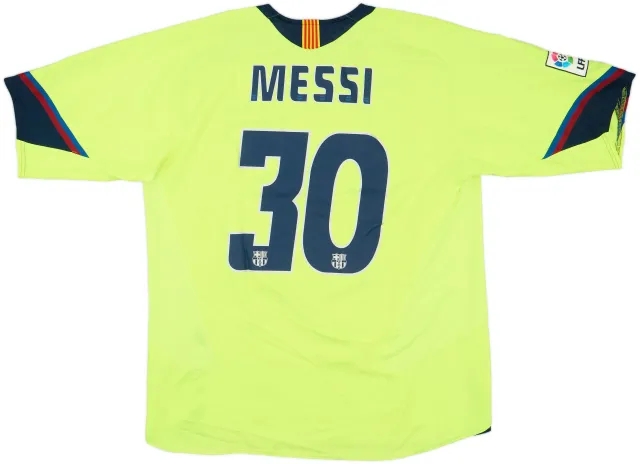 Nike Barcelona Mens SS Away Shirt 2005/06