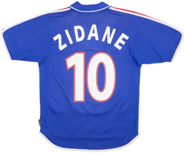 adidas France Mens SS Home Shirt 2000