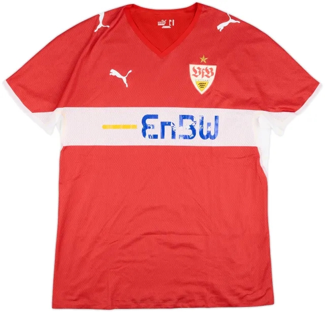 Puma Stuttgart Mens SS Player Issue Away Shirt 2008/10