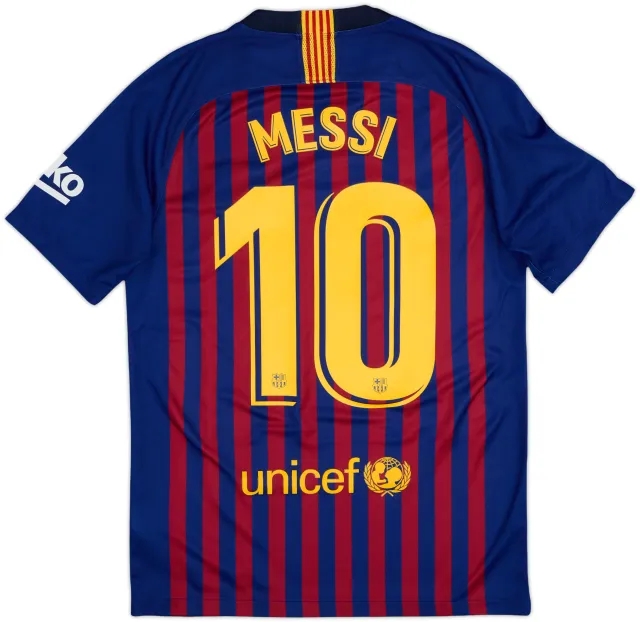 Nike Barcelona Mens SS Home Shirt 2018/19