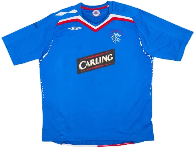 Umbro Rangers Mens SS Home Shirt 2007/08
