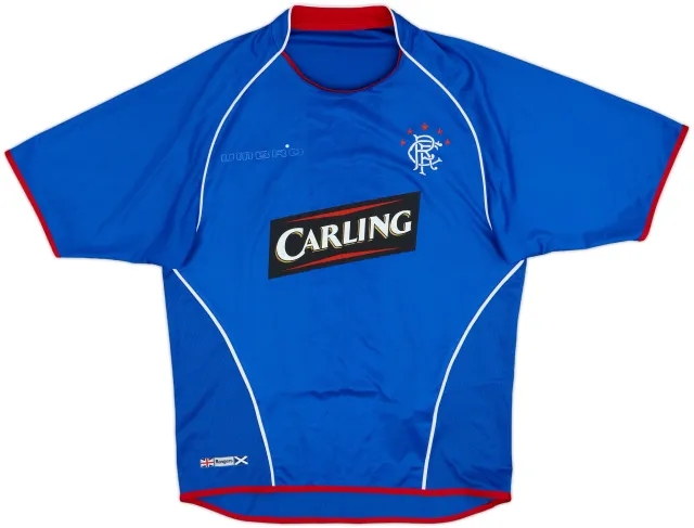 Umbro Rangers Mens SS Home Shirt 2005/06