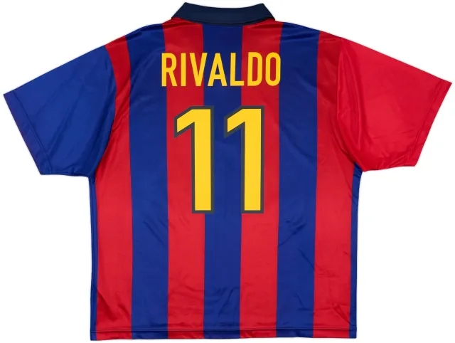 Nike Barcelona Mens SS Home Shirt 1998/00